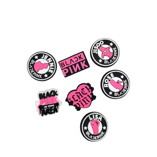 Korean K-Pop BlackPink BTS Shoe Charms for Crocs | Customize with Colorful K-Pop BlackPink Blinks BTS Army Fans Charms for Crocs