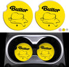 BTSS Merchandise - 2 Pcs Car Cup Holder Coaster Gift - Kpop Fan Merch Set for Army Girls Women Kids Birthday Gifts (yellow-2pcs)