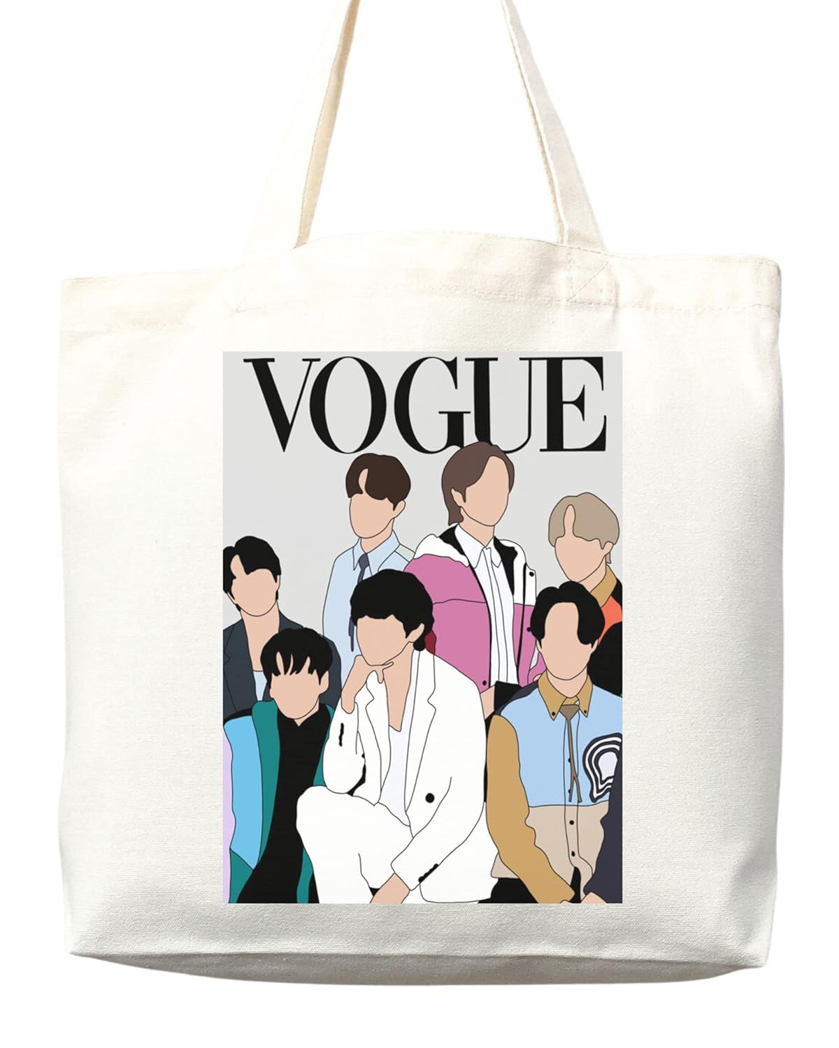 KPOP Tote Bag, KPOP Merch, KPOP tote, KPOP bag, kpop tote bag, Life goes on, kpop bag, kpop merch, love yourself, life goes on, Rm, Jimin, Jungkook, J-hope, Suga (Tote Bag Only)