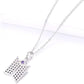 KPOP Necklace Pendant Bangtan Boys Merchandise Cubic Zirconia Jewelry for Army Fans Gift