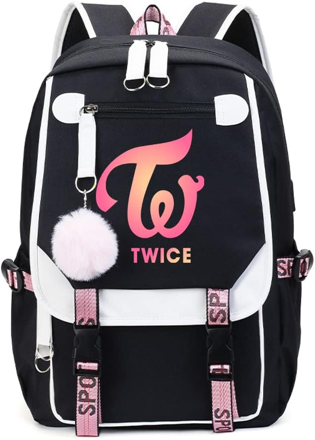Kpop Twice School Backpack Merchandise, Twice Book Bag Casual Backpack