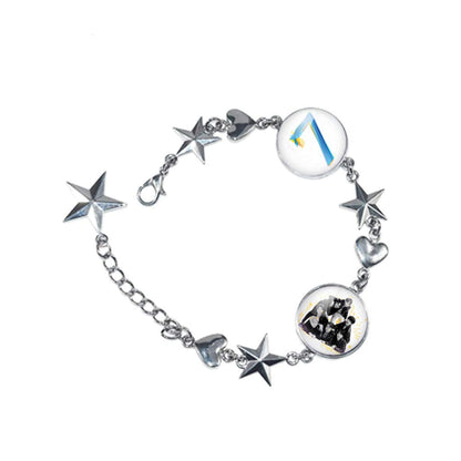 KPOP Twice Bracelet Twice Merchandsie Zinc Alloy Wristband Chain Bracelets Bangle