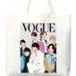 KPOP Tote Bag, KPOP Merch, KPOP tote, KPOP bag, kpop tote bag, Life goes on, kpop bag, kpop merch, love yourself, life goes on, Rm, Jimin, Jungkook, J-hope, Suga (Tote Bag Only)