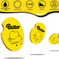 BTSS Merchandise - 2 Pcs Car Cup Holder Coaster Gift - Kpop Fan Merch Set for Army Girls Women Kids Birthday Gifts (yellow-2pcs)