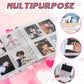 A5 Photocard Binder, Clear K-Pop Korean Pop Photocard Holder Binder Book, 200 Pockets Instax Photo Album for Polaroid Snap Kpop Photocard Holder Book/​Fujifilm Instax Mini photocard album