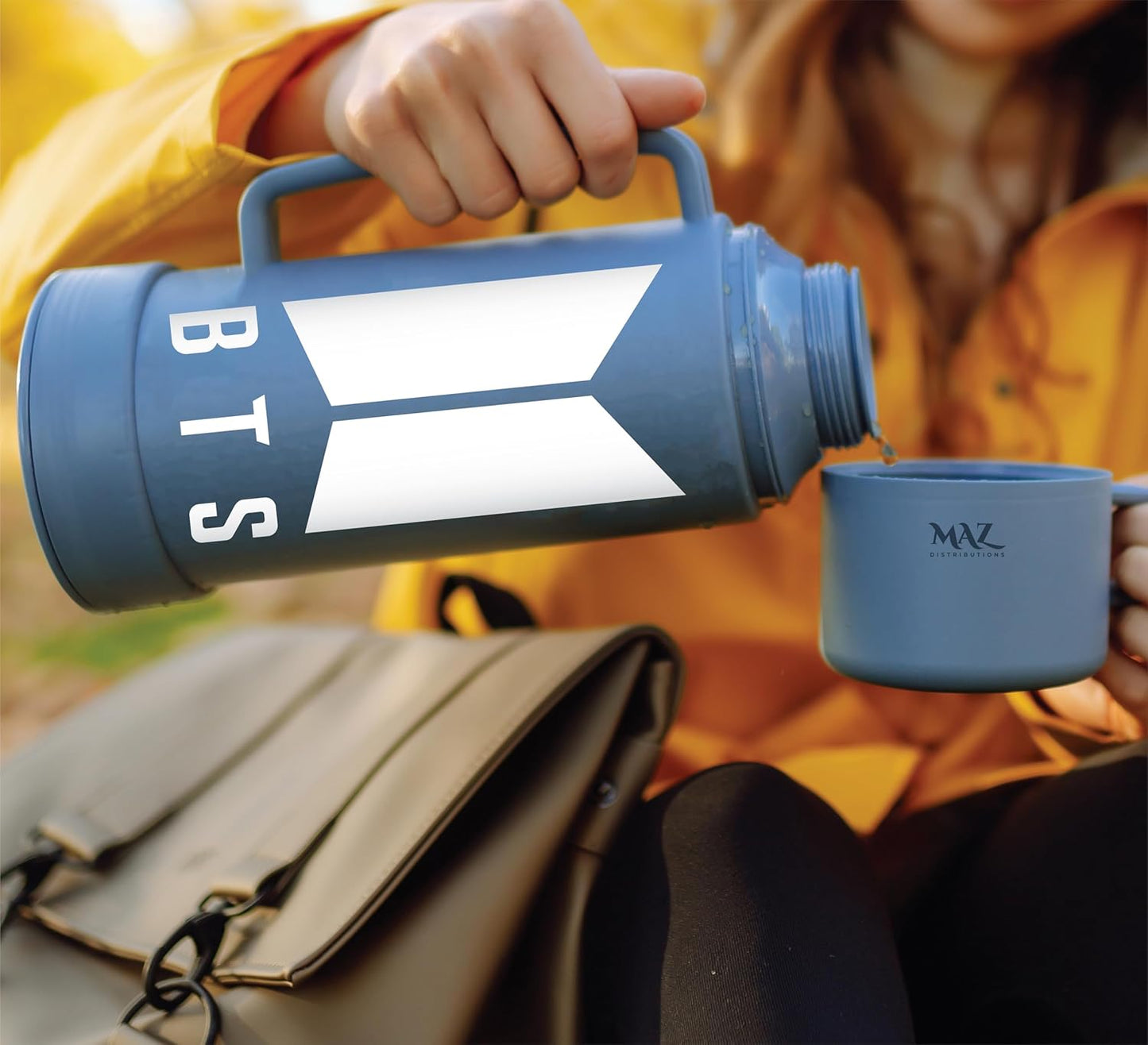 MAZ DISTRIBUTIONS – BTS Fan Club Sticker – Vinyl Campers Decal for Laptop – Removable Waterproof Sticker for Waterbottle – Useable Indoor and Outdoor – Easy use for Car, Van, SUV and Bag – MAZ- 379