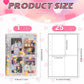 A5 Photocard Binder, Clear K-Pop Korean Pop Photocard Holder Binder Book, 200 Pockets Instax Photo Album for Polaroid Snap Kpop Photocard Holder Book/​Fujifilm Instax Mini photocard album
