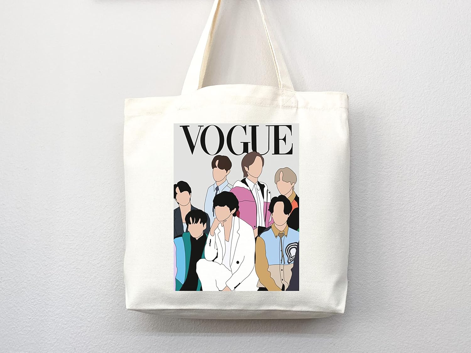 KPOP Tote Bag, KPOP Merch, KPOP tote, KPOP bag, kpop tote bag, Life goes on, kpop bag, kpop merch, love yourself, life goes on, Rm, Jimin, Jungkook, J-hope, Suga (Tote Bag Only)