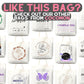 KPOP Tote Bag, KPOP Merch, KPOP tote, KPOP bag, kpop tote bag, Life goes on, kpop bag, kpop merch, love yourself, life goes on, Rm, Jimin, Jungkook, J-hope, Suga (Tote Bag Only)