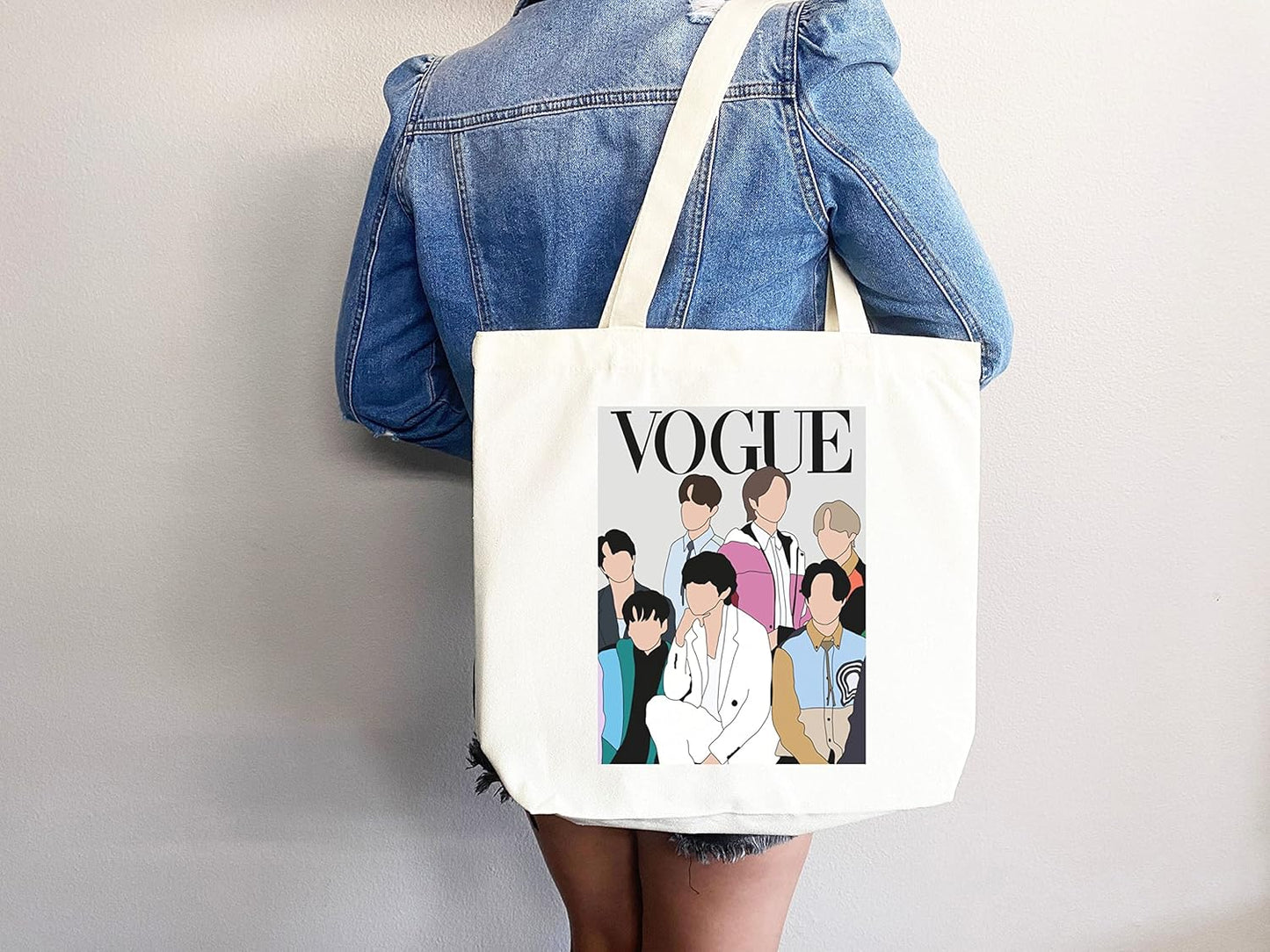 KPOP Tote Bag, KPOP Merch, KPOP tote, KPOP bag, kpop tote bag, Life goes on, kpop bag, kpop merch, love yourself, life goes on, Rm, Jimin, Jungkook, J-hope, Suga (Tote Bag Only)